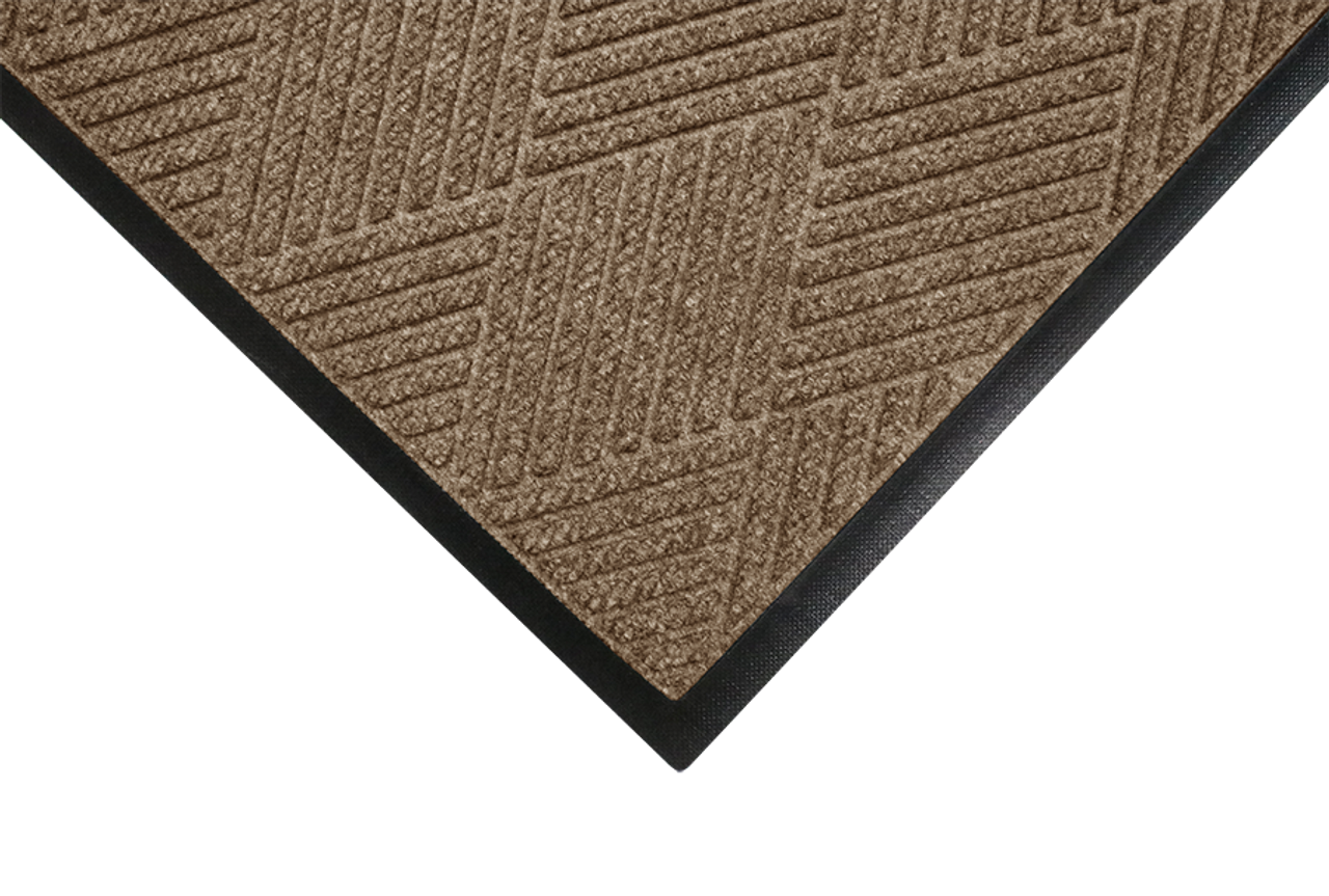 WaterHog Max Herringbone Entrance Mat Fashion Border