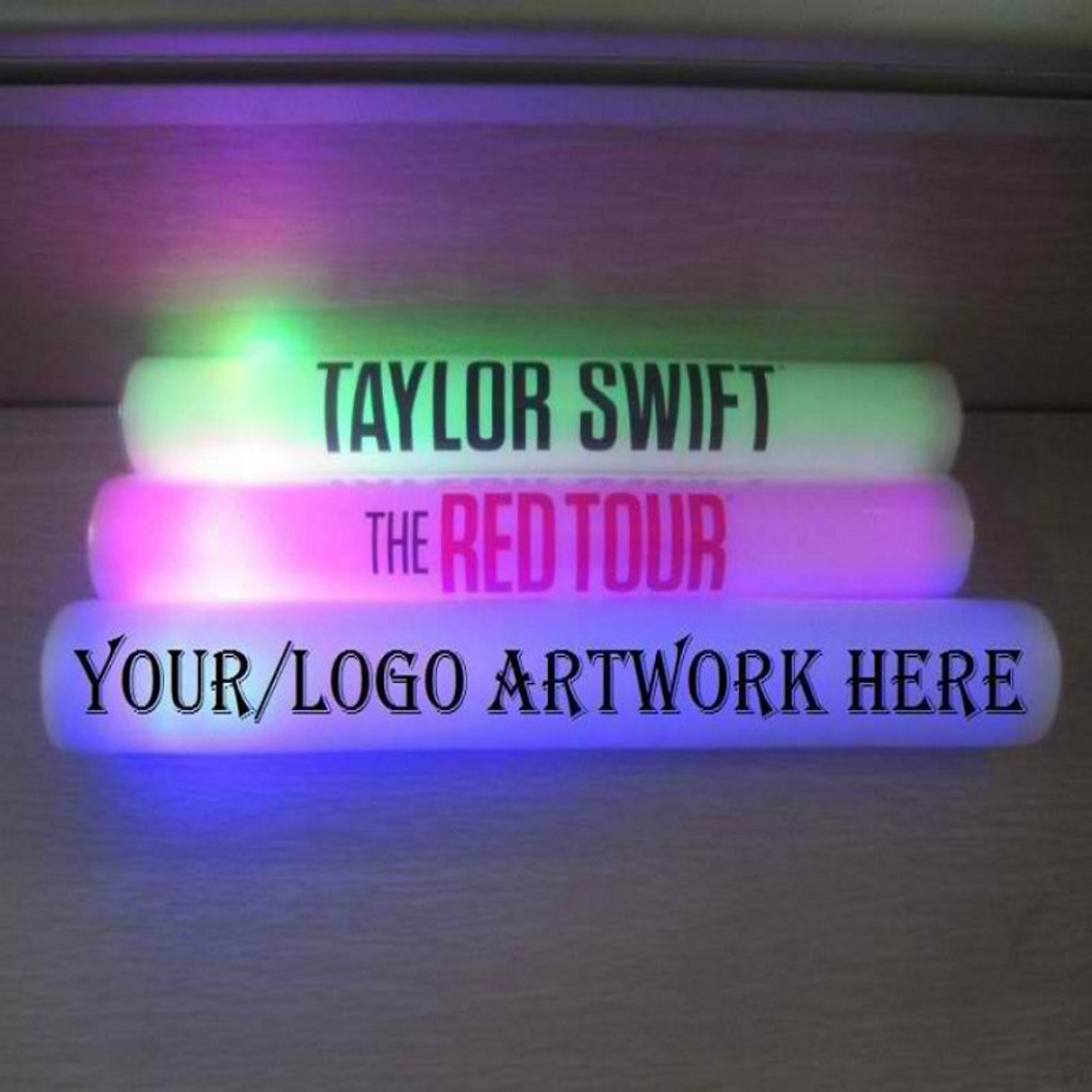 LED FOAM STICK Customized Personalized 18 inch