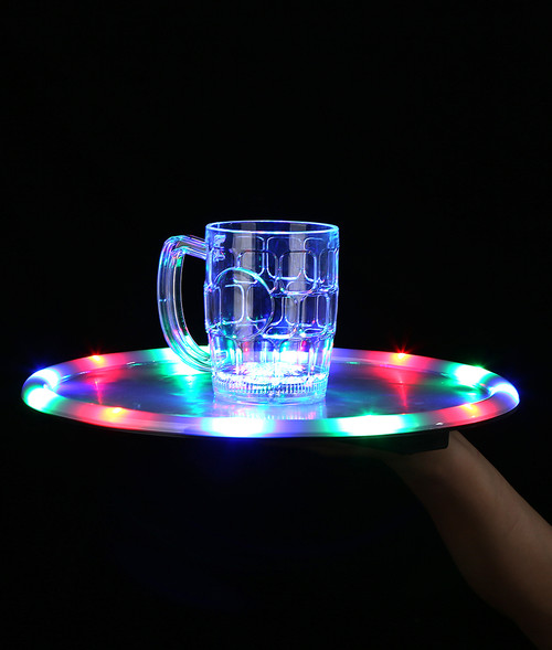 LED 14 Inch Serving Tray - Multicolor