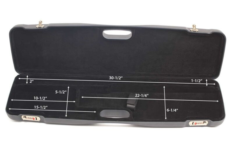 Negrini OU/SxS Shotgun Case for Travel – 1605LR/5139 - Clay