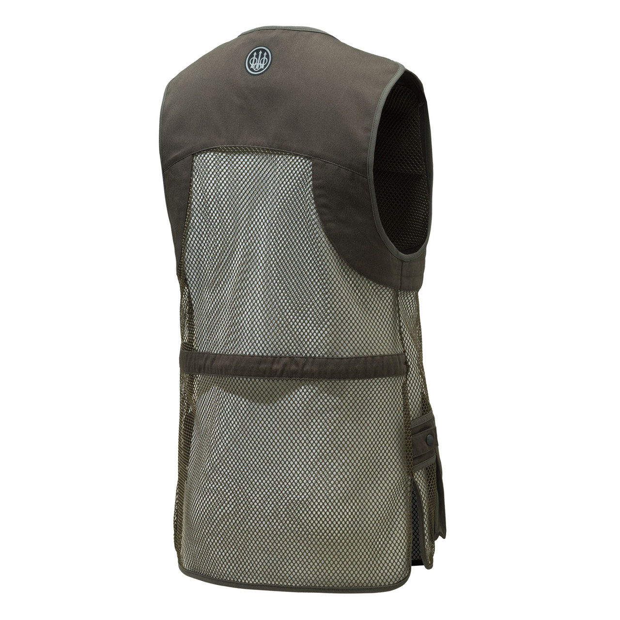 Beretta ベレッタ フルメッシュ ベスト M （Brown Bark） Beretta Brown Bark Full Mesh Shooting Vest - Clay Shooters Supply