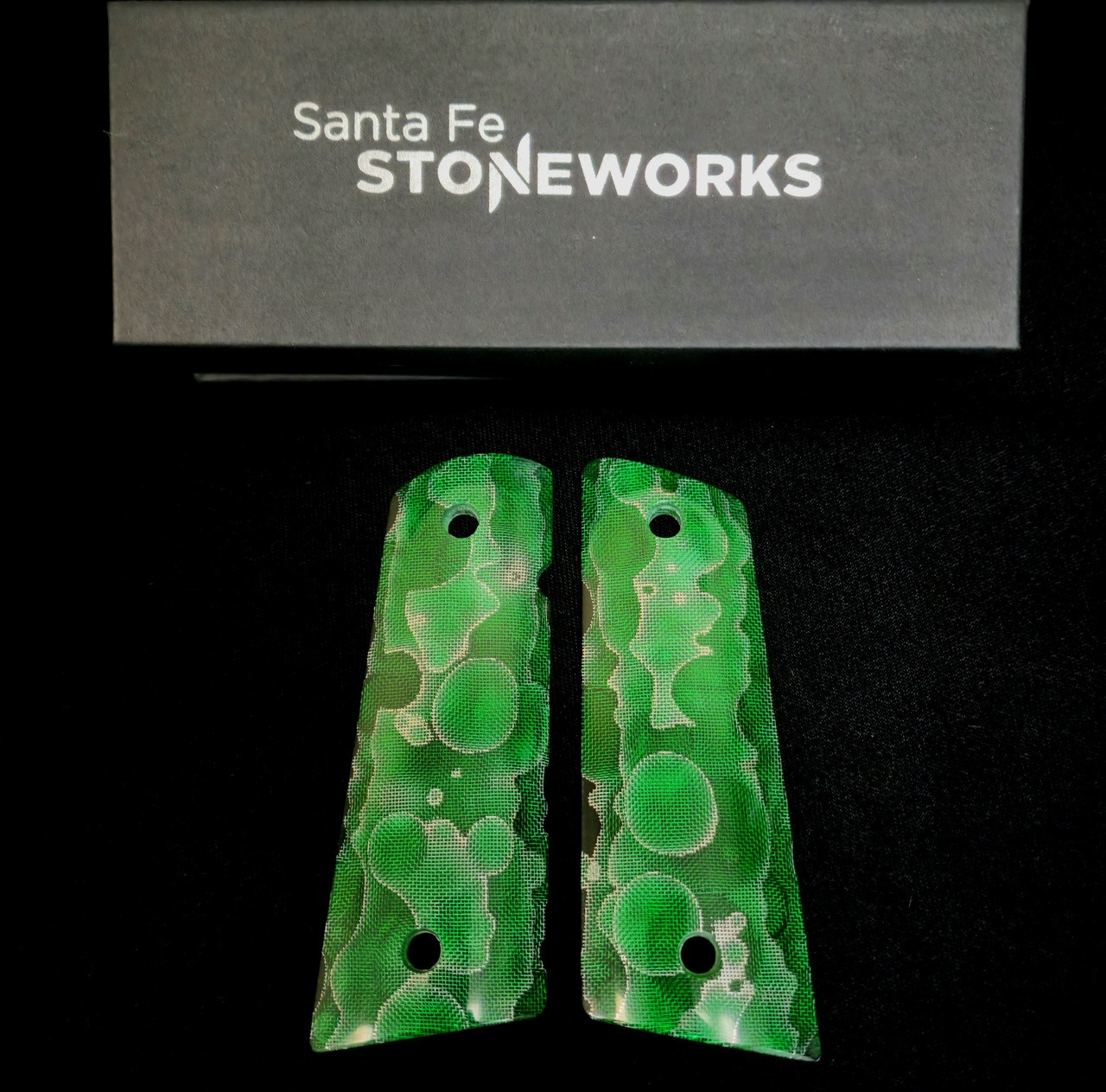 1911 Grips Raffir Composite Green - Clay Shooters Supply