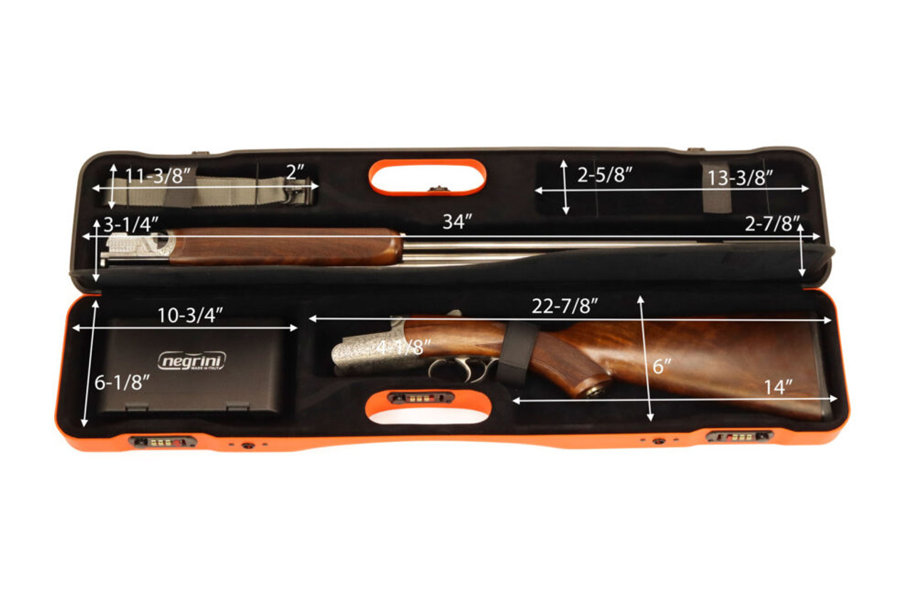 Negrini Fluro OU/SXS Ultra-Compact Takedown Sporter Shotgun Case 