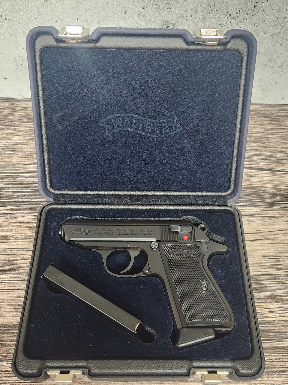 Walther PPK/S Black .380acp 7+1rd - Clay Shooters Supply