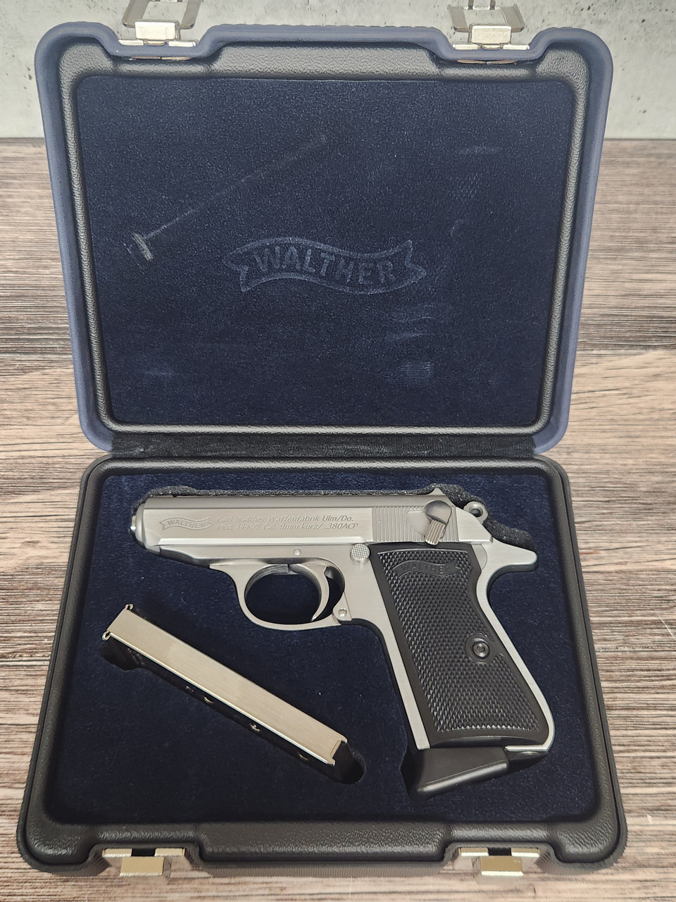 Walther PPK/S Stainless .380acp 7+1rd - Clay Shooters Supply
