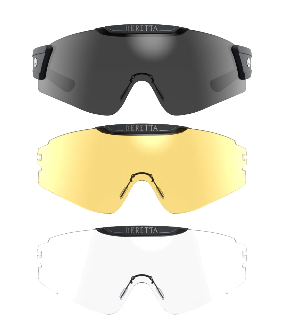 Beretta Intermask 3-Lens Shooting Glasses - Clay Shooters Supply