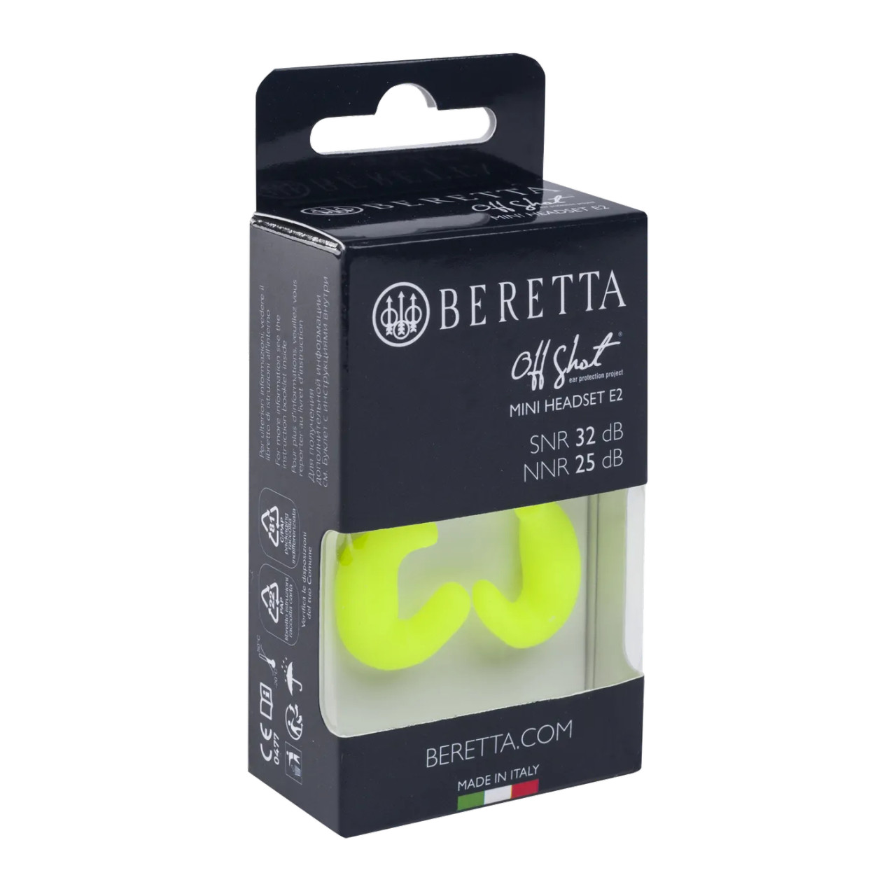 Beretta Mini Headset E2- 32db Hearing Protection - Clay Shooters