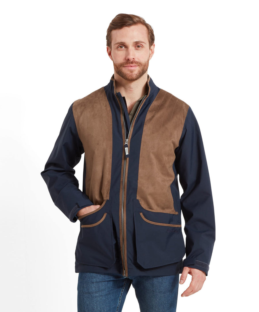c 新品タグ付き Schoffel オーストリアチームモデル ミドラージャケット SCHOFFEL GRIMSTHORPE CLAY SHOOTING JACKET NAVY - Clay Shooters Supply