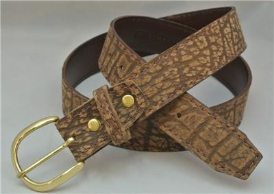 Genuine Cape Buffalo Hide Belt - Clay Shooters Supply