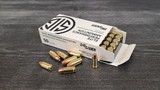 Sig Sauer Elite V-Crown 9mm 115gr JHP Brass Case 50rds