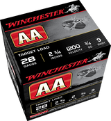 Winchester AA 28ga 2.75" 3/4oz #9 1200fps AA289CASE- 250rd