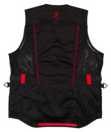 Browning Ace Shooting Vest – Black/Red
