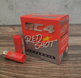 RC 4 Red Shot SuperNik, 12ga, 1 1/8oz, 1250FPS, #8, Nickel Coated Lead Shot, Low Brass- 25box/10case