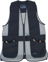 Wild Hare Primer Mesh Vest, Black/Silver - Ambidextrous Shooting Pad