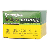 Remington Express XLR Upland 20ga 2.75" 1 oz #4 Case- 250rds