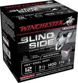 Winchester Blind Side 12ga 3.5" 1400fps 1 5/8oz #3 CASE- 250rd