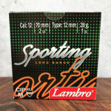 Lambro Sporting 12ga 2 3/4" 1oz 1205fps #8 Case- 250rds