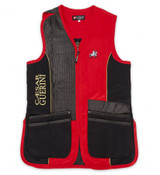 Caesar Guerini Red & Black Italian Shooting Vest - Right Handed