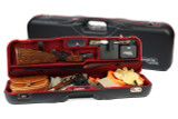Negrini Single Shotgun Luggage– Black/Bordeaux – 1646LR-LUG/5290