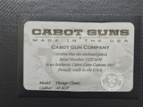 Cabot Vintage Classic .45acp 5"