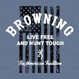 Browning Hunt Tough Shirt Blue