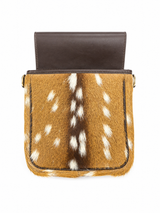 Summit & Selva - Dark Brown Axis Deer Shotgun Shell Pouch