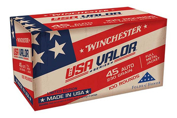 Winchester USA Valor .45acp 230gr FMJ 500rd (5box/100rd)