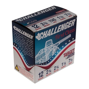 Challenger 12ga 1 1/8oz 2 3/4" 1145fps #7.5 CASE - 250rds