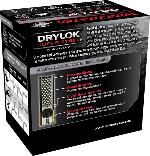 Winchester Ammo Drylock Super Steel Magnum 12 Gauge 3