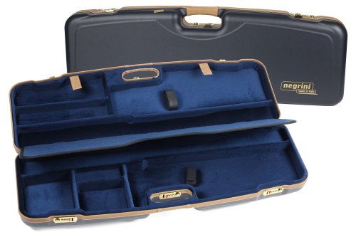 Negrini OU/SxS Deluxe Two Shotgun Travel Case – 1622LX-2F/6148