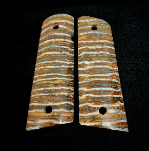 1911 Mammoth Tooth Grips Natural- Ref# 003 - Clay Shooters Supply