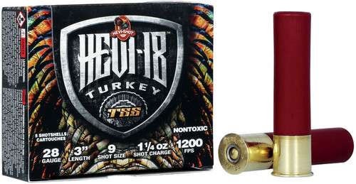 HEVI-Shot HS7289 TSS Turkey 28 Gauge 3" 1 1/4 oz #7- 10rds
