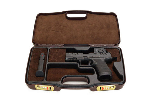 Negrini Hybri-Tech RMR Ready Pistol Case – 2039IR/6523 Brown/Brown