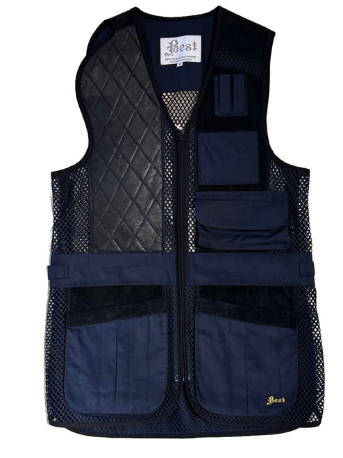 Best Vest - Statesman- Leather Navy Suede - Right Handed - XS- 170310