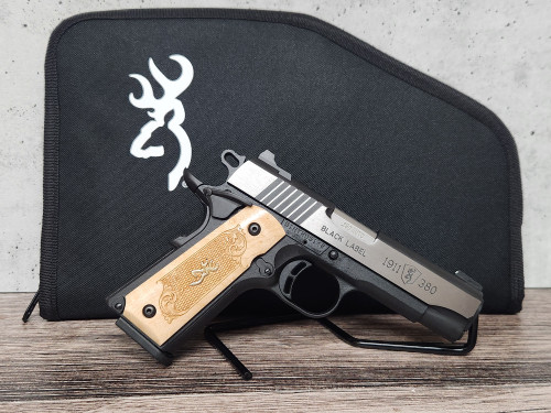 Browning 1911-380 Black Label Maple Medallion Compact