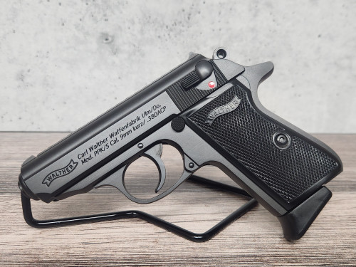 Walther PPK/S Black .380acp 7+1rd - Clay Shooters Supply