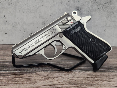 Walther PPK/S Stainless .380acp 7+1rd - Clay Shooters Supply