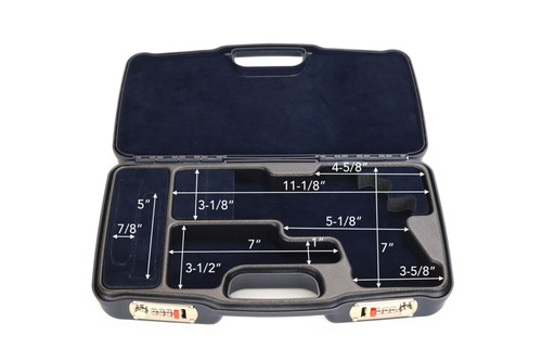Negrini Hybri-Tech RMR Ready Pistol Case- 2039IR/6522 - Clay