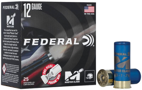 Federal Master Class 12ga 1oz 1300fps #7.5 Case