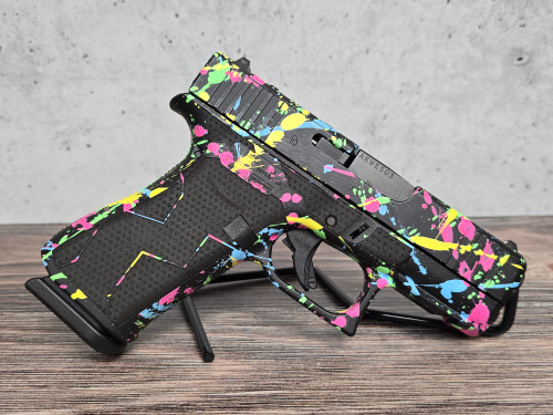 Glock 43X Splatter 9mm Optic Ready Glock 43X Splatter 9mm Optic Ready