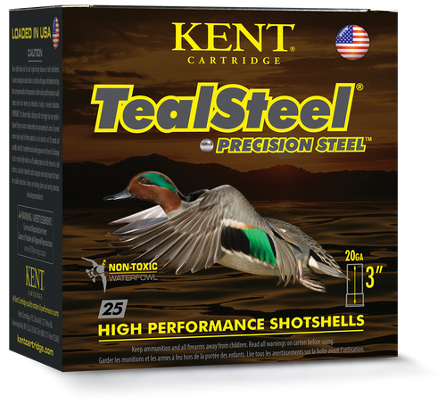 Kent TealSteel 20ga, 3", 1oz, 1250fps, #6, CASE - 250rd