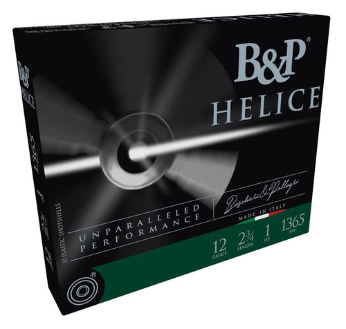 B&P 12B1FE75 Helice 12ga 2-3/4" #7.5 1oz 1365FPS - 1 box/10rds 