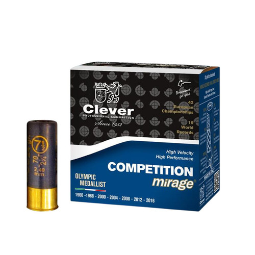 Clever Mirage T2 Competition 12ga 1oz 1250fps #8 Shot CASE - 250rds