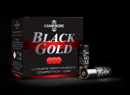 GAMEBORE Black Gold 12ga 1oz 2-3/4" 1325fps #7.5 Diamond Shot - FLAT (10 BOXES/250RDS)