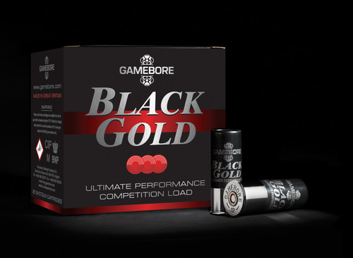GAMEBORE Black Gold 12ga 1oz 2-3/4" 1325fps #8 Diamond Shot - FLAT (10 BOXES/250RDS)