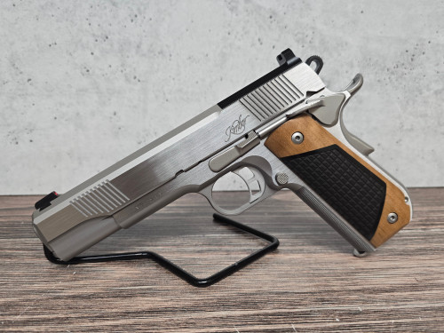 中古 美品 R.E.G. O-K ALL STAINLESS 45 Kimber Stainless Next Gen 1911 .45acp OR - Clay Shooters Supply