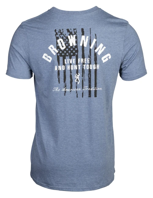 Browning Hunt Tough Shirt Blue