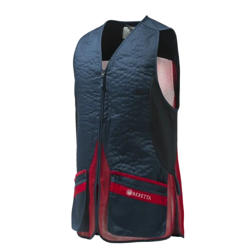  Beretta Silver Pigeon Evo Shooting Vest Blue Total Eclipse/Red