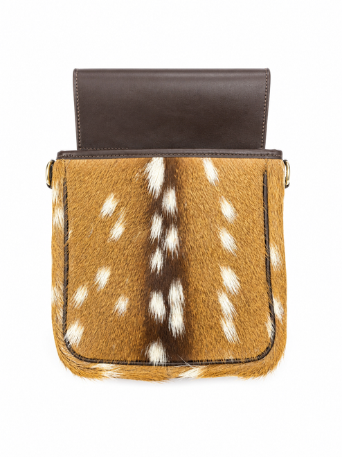 Summit & Selva - Dark Brown Axis Deer Shotgun Shell Pouch