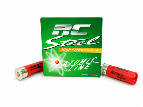 RC STEEL - Atomic Line- 12ga - 2-3/4" - 1-1/8oz - Steel Shot - 1400FPS #4 Shot
